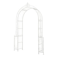 Garden Rose Archway Metal Trellis for Climbing Plants Outdoor Decor