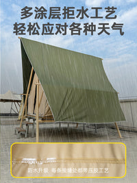 Forest Camp Elevated Treehouse Tent Pyramid Starry Sky Room for Outdoor Camping