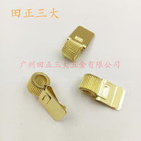 Portable Spring Pen Holder Clip for Notebooks - Retractable Metal Business Pen Clip
