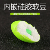 Aohu Seven-Star Floating Bobber Beans, CVA Material, 60+10 Pcs, Non-Absorbent Fishing Floats