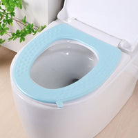 Large V-Shaped Toilet Seat Cushion, Waterproof, All-Season Foam Silicone, No-Wash Adhesive