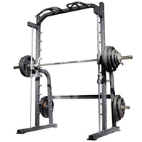 Smith Machine Squat Rack with Bench and Barbell Set for Home and Commercial Gym