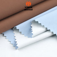 30*50 Pongee Striped 109g Foamed Micro-Porous Woven Polyester Fabric for Down Jackets & Casual Wear
