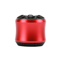 Portable Metal Bluetooth Speaker with Bass, Mini Outdoor/Home Use, TF Card & FM Radio Support