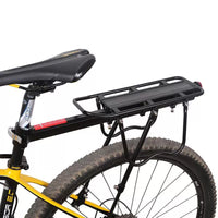 XDS Hacker Series Mountain Bike Rear Rack with Basket - Quick Release Cargo Carrier for Bicycles