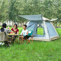 Automatic Pop-Up Camping Tent with UV Protection and Mosquito Net for Outdoor Picnic Beach