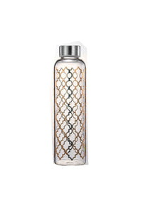Portable Borosilicate Glass Water Bottle with Protective Sleeve for Car, Heat-Resistant and Insulated