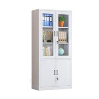 Steel Office Filing Cabinet with Lock, Storage Locker for Documents and Employee Dormitories