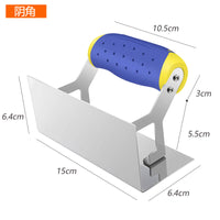 6E3X Stainless Steel Corner Trowel for Wall Plastering and Finishing