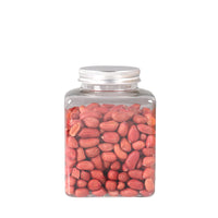 Square PET Food Storage Containers with Airtight Lids for Grains and Dry Goods