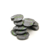 Resin Turtle Basking Platform with Hiding Cave - Simulated Pebble Design for Aquarium Decor