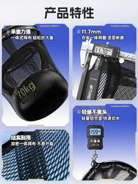Fishing Landing Net Head Foldable Coated Aluminum Alloy for Large Fish