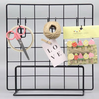 Mesh Display Stand for Photos, Crafts, and Merchandise