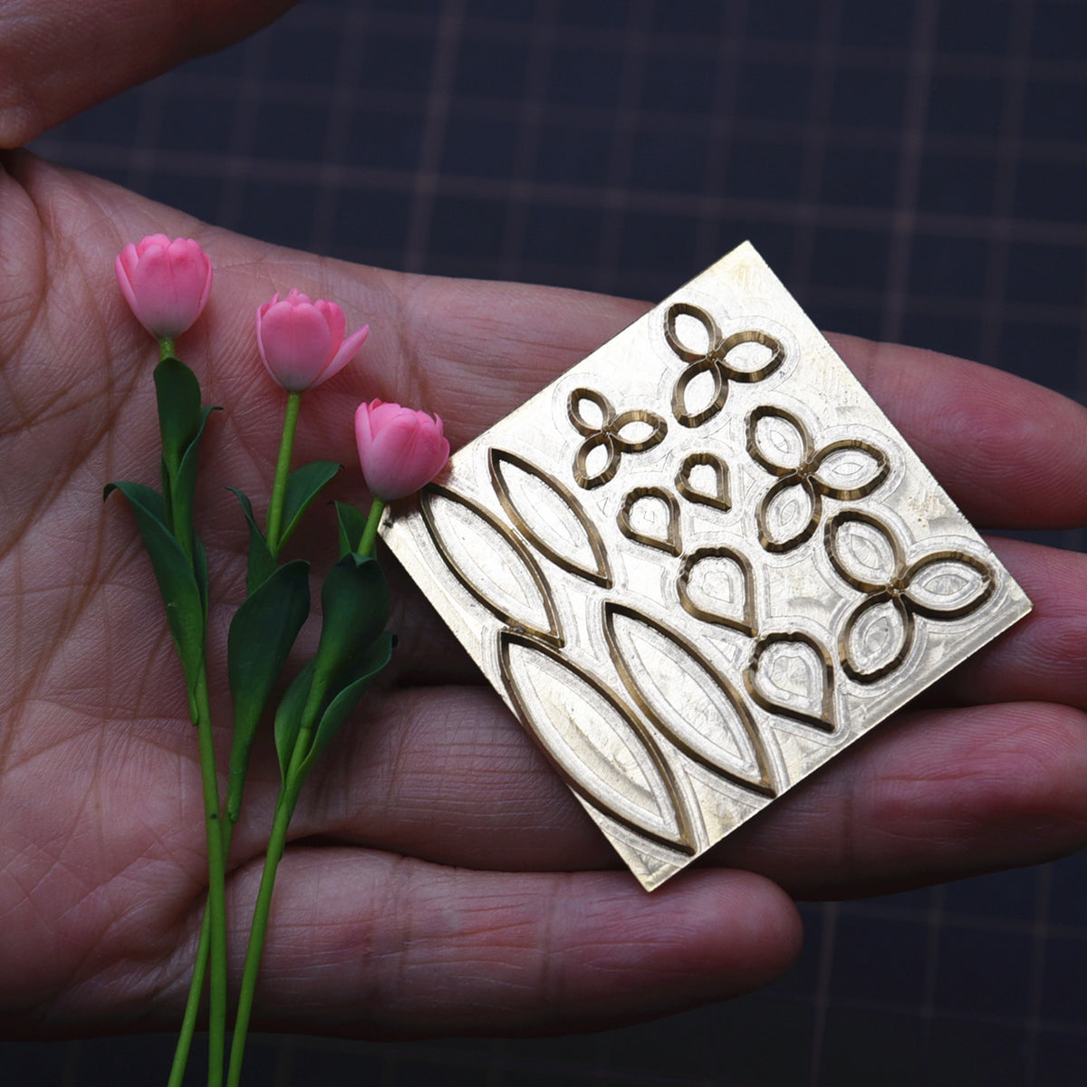 Miniature Clay Flower Metal Cutting Dies for DIY Crafting