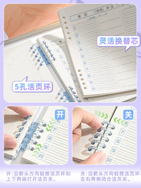 Ebbinghaus Forgetting Curve English Word Memory Notebook for Students