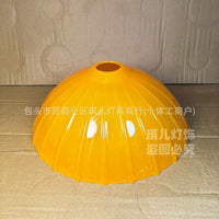 E27 Screw Mouth PC Lampshade Replacement Cover for DIY Lighting Repair, Striped