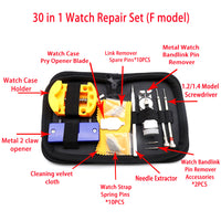 30-in-1 Watch Repair Tool Kit for Battery Replacement, Band Adjustment, and Case Opening