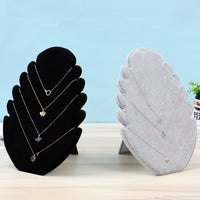 Velvet Jewelry Display Stand for Earrings, Necklaces, Bracelets, and Rings