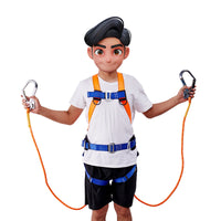 European Standard 5-Point Safety Harness for High-Altitude Work and Climbing
