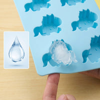 Hot-Selling Food-Grade Silicone Ice Cube Tray, 6-Cavity Pony Shape Ice Mold, High Temperature Resistant Ice Box