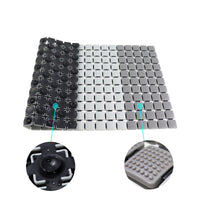 Non-Slip Shower Mat with Suction Cups, PP+TPE Bathroom Floor Mat, Quick-Drying Drain Mat for Bathtub and Shower