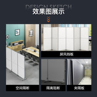 Aluminum Alloy Movable Screen Partition Feet with Wheels or Fixed Pads