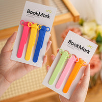 Silicone Page Marker Bookmark with Pen Holder for Reading