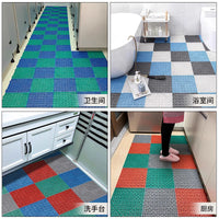 Thickened PVC Interlocking Anti-Slip Floor Mat for Kitchen Bathroom Shower