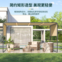 Outdoor Waterproof Windproof Sunshade Canopy for Camping and Picnics