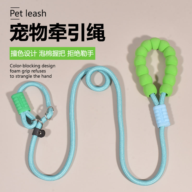 Dog Leash Anti-Pull Training P-Chain for Small Medium Large Dogs Puppy Walking Lead