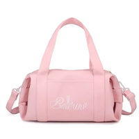 Children's Dance Bag Ballet Practice Handbag Crossbody Tote for Dance Shoes & Apparel