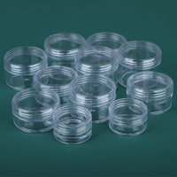Portable Travel Cream Jars with Lids for Cosmetics and Skincare