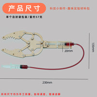Hydraulic Robotic Arm STEM Kit for Kids - Educational DIY Physics Assembly Toy