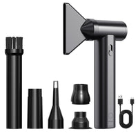 Portable Cordless Handheld Turbo Fan Hair Dryer with USB Charging for Home Use