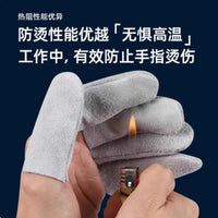 Heat Resistant Finger Sleeves for Soldering, Crafts, and Hot Tasks - 2 Pack