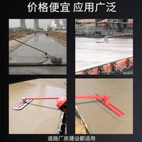 Concrete Finishing Trowel with Extension Rod for Cement Pavement Smoothing and Leveling