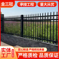 Wrought Iron Fence Panel for Garden Villa Wall Security and Anti-Climb Protection