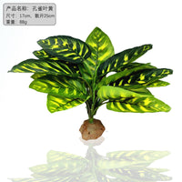 Artificial Aquarium Plants for Fish Tank Decoration and Reptile Habitats