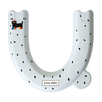 U-Shaped Toilet Seat Cushion with Handle, Waterproof, Thickened, Reusable, Adhesive, for All Seasons