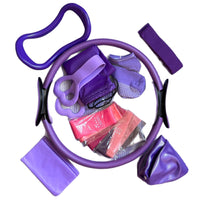 Pilates Ring & Resistance Band 5-Piece Set with Yoga Ball & Yoga Ring