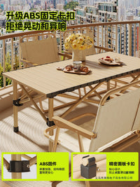 Portable Folding Balcony Table and Chair Set for Outdoor Camping and Picnic