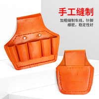 Electrician's Genuine Leather Tool Belt Pouch for Pliers and Repair Tools
