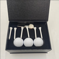 Golf Gift Set with Ball Marker, Divot Tool, and Tees