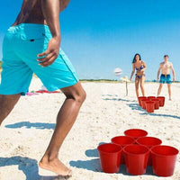 Bucketball Beach Bucket Outdoor Game Set for Lawn, Backyard, Camping, and Beach Fun