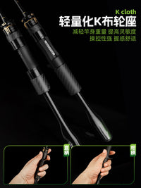 Yumingbu Chixi II Ultralight Carbon Lure Rod for Stream Fishing