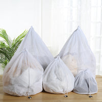 Drawstring Mesh Laundry Bags for Delicates and Washing Machines, Assorted Sizes