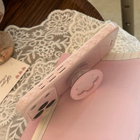 Spring Floral Mirror Phone Grip Stand - Expandable & Foldable