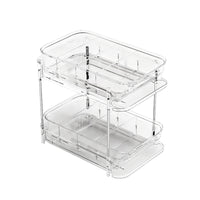 Under-Sink Pull-Out Organizer for Bathroom and Kitchen Cabinets, Multi-Layer Storage Rack