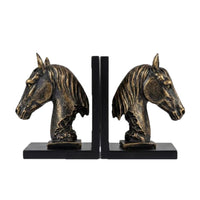 Nordic Style Horse Head Bookends Decorative Ornaments for Office and Home