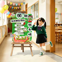 Dragon Boat Festival Inflatable Pillar Decoration for Classroom & Event Photo Booth